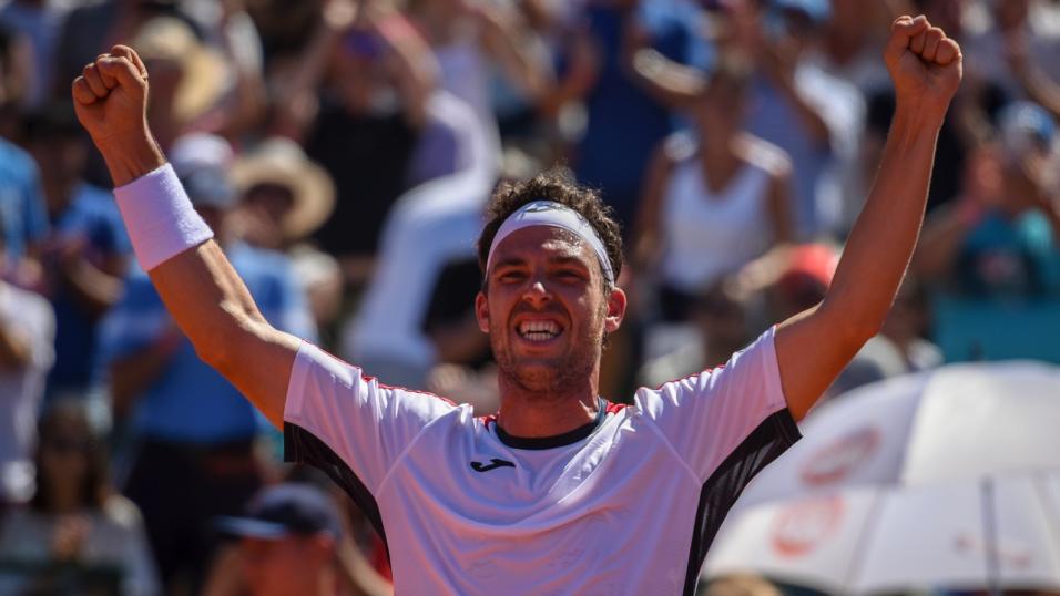 Italian Tennis Player Marco Cecchinato